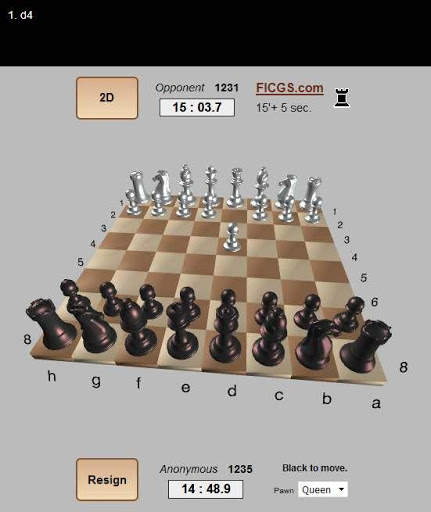 Chess Trainer • FICGS play rated games online screenshot 4