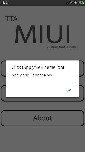 TTA MIUI Custom font installer screenshot 4