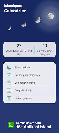 Calendrier & Prière Islam App screenshot 4