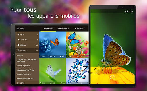 Papillons Fonds d'écran 4K screenshot 5
