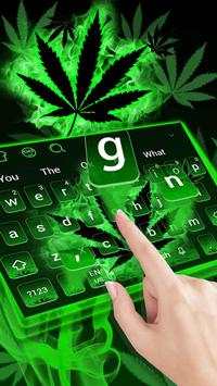 Rasta Weed Keyboard screenshot 1