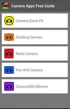 camera apps free guide screenshot 2