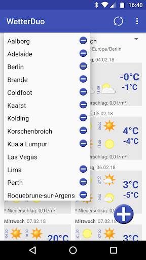 Dual Weather - Two weather reports side-by-side screenshot 3