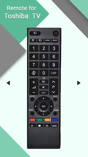 Remote for Toshiba TV screenshot 1