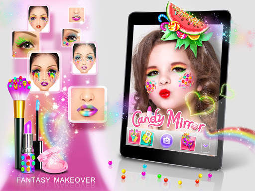 Candy Mirror ❤ Fantasy Candy Makeover & Makeup App screenshot 1