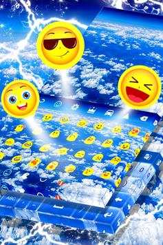 Heavenly Keyboard Theme screenshot 5