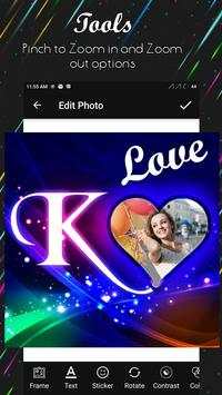 Lighting Text Photo Frames screenshot 2