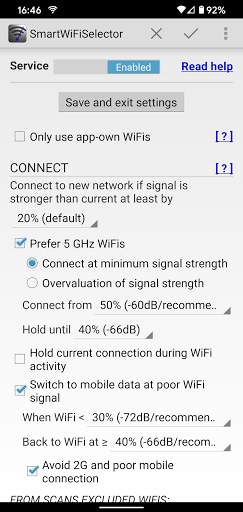 Smart WiFi Selector Trial: best WiFi connection screenshot 1