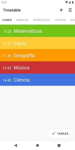 Class Timetable screenshot 1
