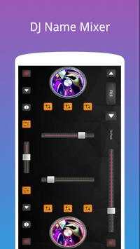 DJ Song Mixer:DJ Name Mixer With Music Player screenshot 2