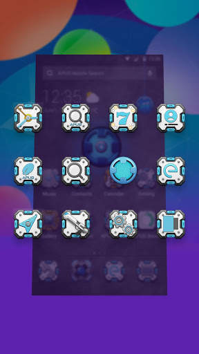 Mysterious Mech Arsenal theme & background screenshot 3