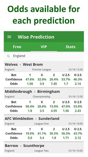 Daily Soccer Betting Tips Odds screenshot 7