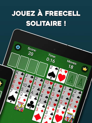 FreeCell Solitaire: Jeu cartes screenshot 12