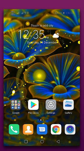 Neon Flowers Live Wallpaper screenshot 3