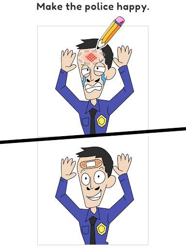 Draw Happy Police - Draw Games screenshot 2
