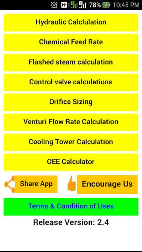 Field Process Calculator Free screenshot 1