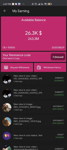 Video Status Rewards App screenshot 3
