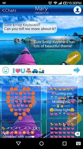Happy Kayak Emoii Keyboard screenshot 4