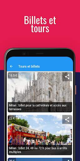MILAN Guide Billets & Hôtels screenshot 7