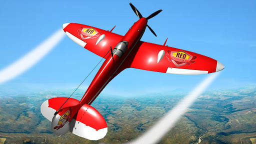 Flying Jet Airplane Stunt Racing screenshot 5