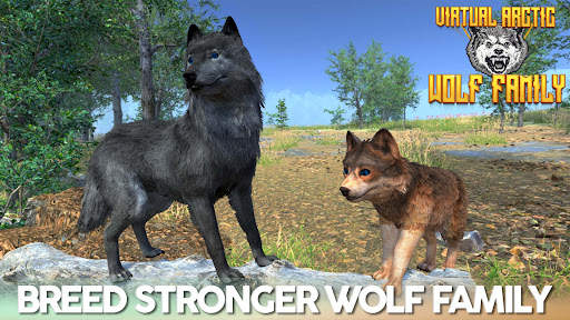 Virtual Arctic Wolf Family Sim screenshot 2