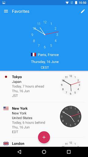 World Clock by timeanddate.com screenshot 1