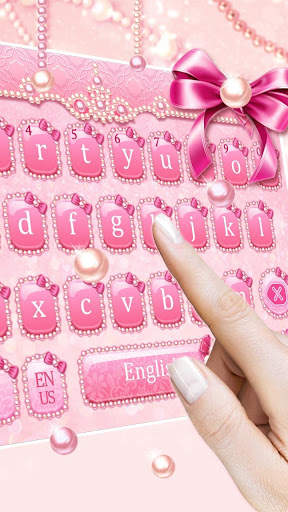 Pink pearl keyboard screenshot 3