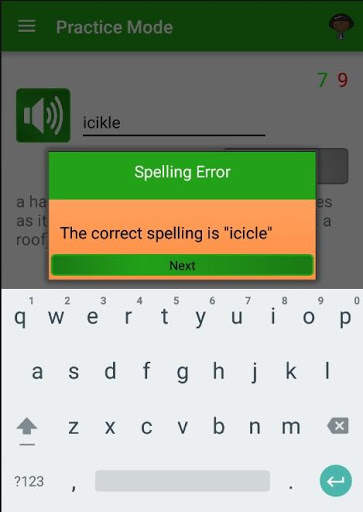 Spelling bee test preparation screenshot 11