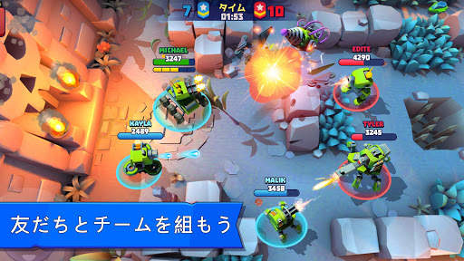 戦車がいっぱい：リアルタイムマルチプレイヤーバトルアリーナ screenshot 3
