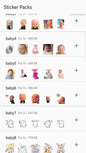 Stickers🥳Funny Baby WAStickerApps for WhatsApp screenshot 6