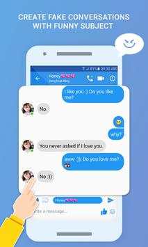 Fake messenger - Fake a text screenshot 3