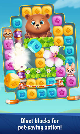 Pet Rescue Puzzle Saga screenshot 1