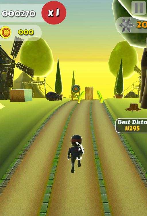 NINJA RUNS SubwaySURFERS screenshot 2