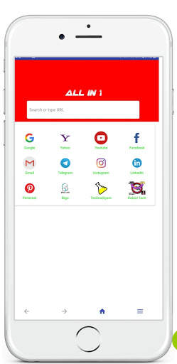 All in one Browser screenshot 1