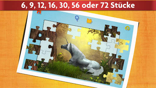 Puzzlespiel Einhörner Kinder screenshot 3
