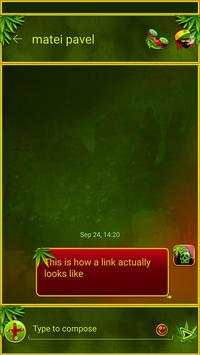 Rasta Weed SMS Theme screenshot 3
