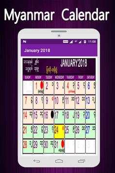 Myanmar Calendar 2018 скриншот 5