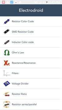 Electronics Calculator screenshot 1