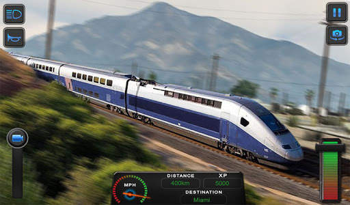 Train Driving 2018 - Fast Train Driver Traveller screenshot 9