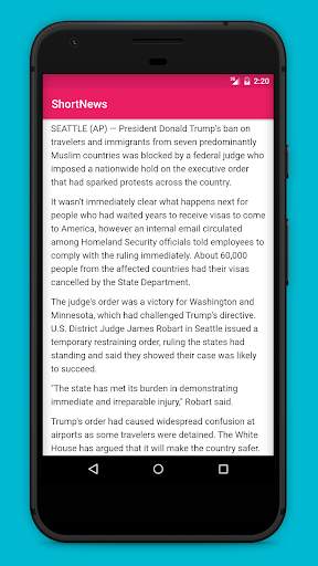 Shortnews - Get the Short News screenshot 4
