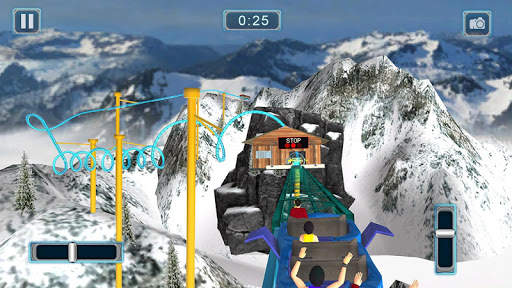 Reckless Roller Coaster Sim: เกมโรลเลอร์โคสเตอร์ screenshot 5