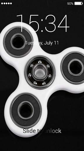 Fidget Spinner Lock Screen 1 تصوير الشاشة