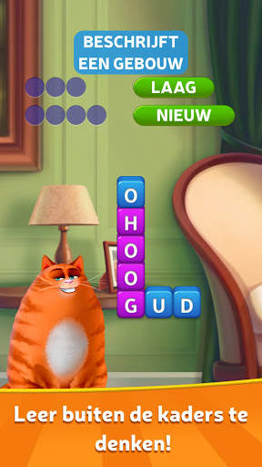 🔥Kitty Scramble: Woord Stapels screenshot 1