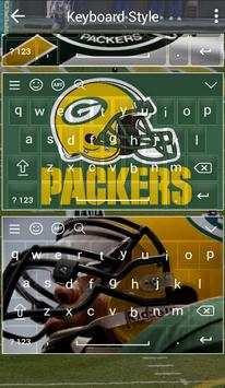 Green bay packers Keyboard स्क्रीनशॉट 3