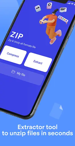 Zip & unzip files: Zip file viewer, Zip compressor screenshot 2