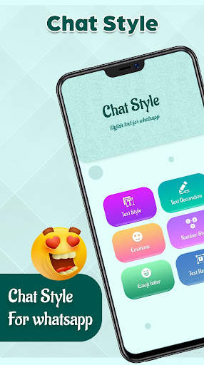 Chat Styles: Stylish Fonts & Keyboard for WhatsApp screenshot 1