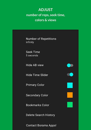 TubeLooper! AB Repeat & Bookmark YouTube videos screenshot 14