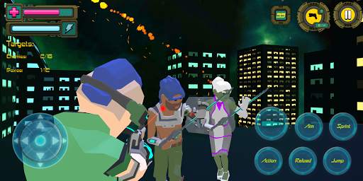 Polygon Cyber World 77: Crime Shooting Games screenshot 2