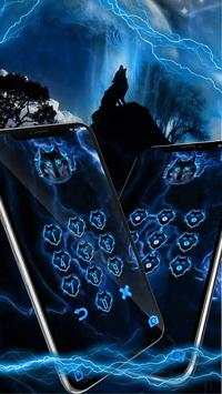 3D Thunder Wolf Lockscreen Theme screenshot 1