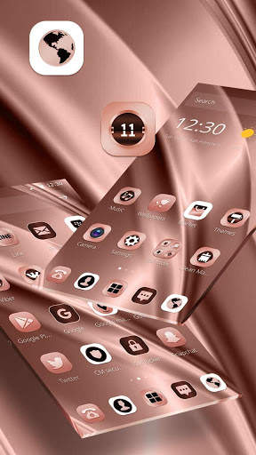 Luxury Smooth Rose Gold Theme screenshot 2